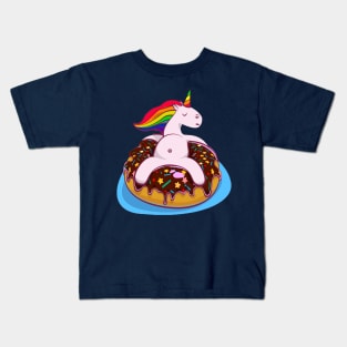 Unicorn and donut T-Shirt Kids T-Shirt